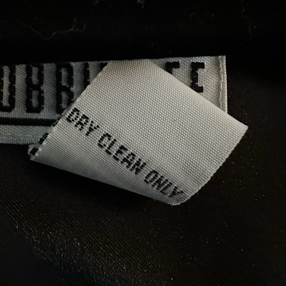 VTG Robbie Bee Womens Dress 6 Black Silk Satin Lined Chiffon Whimsigoth Fairy - Picture 15 of 15